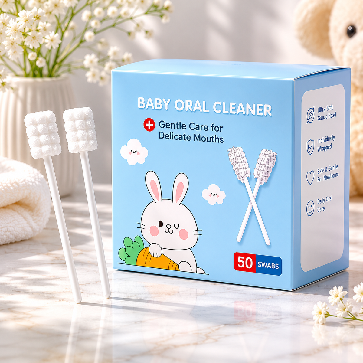 TinySmile™ Baby Oral Cleaning Swabs
