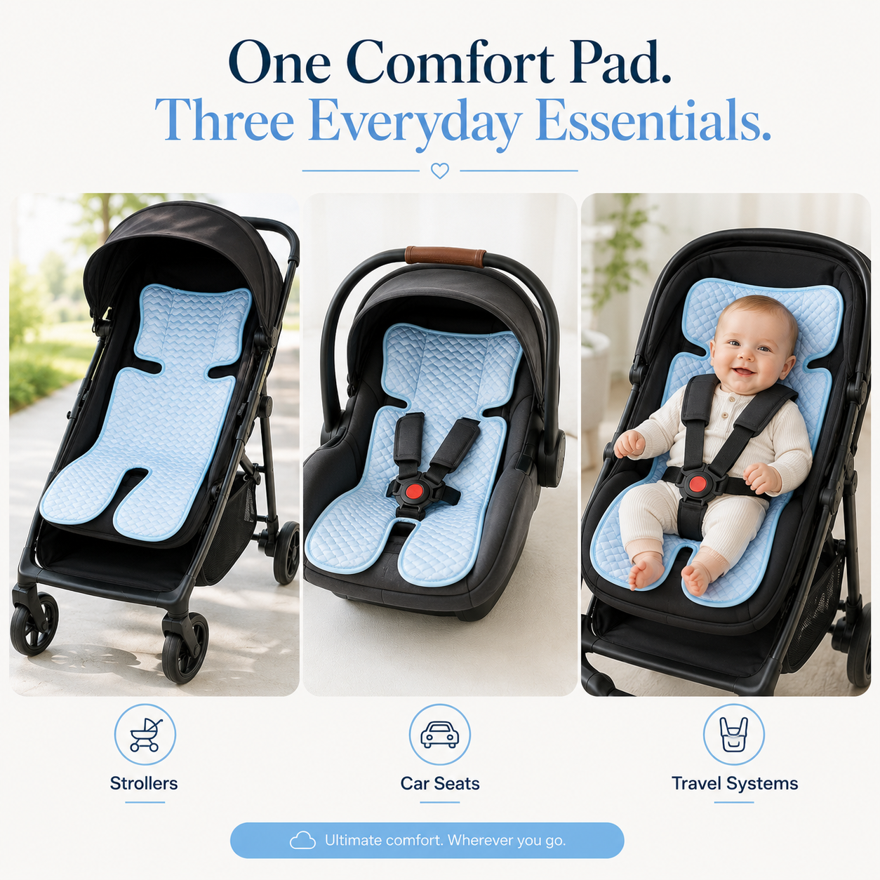 CoolRide™ Baby Stroller Cooling Pad
