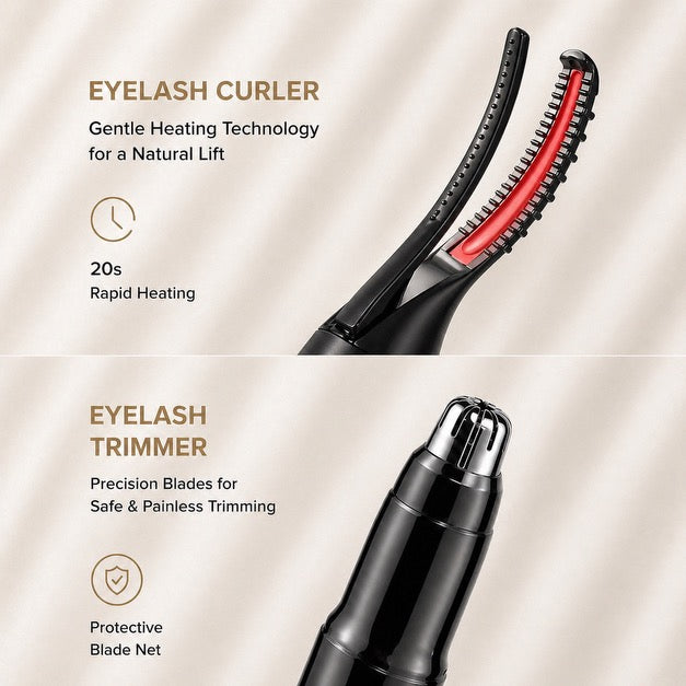 2-in-1 Heated Lash & Brow Trimmer