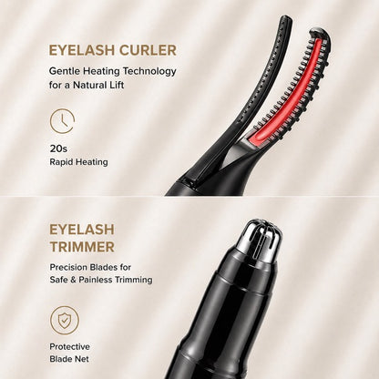 2-in-1 Heated Lash & Brow Trimmer