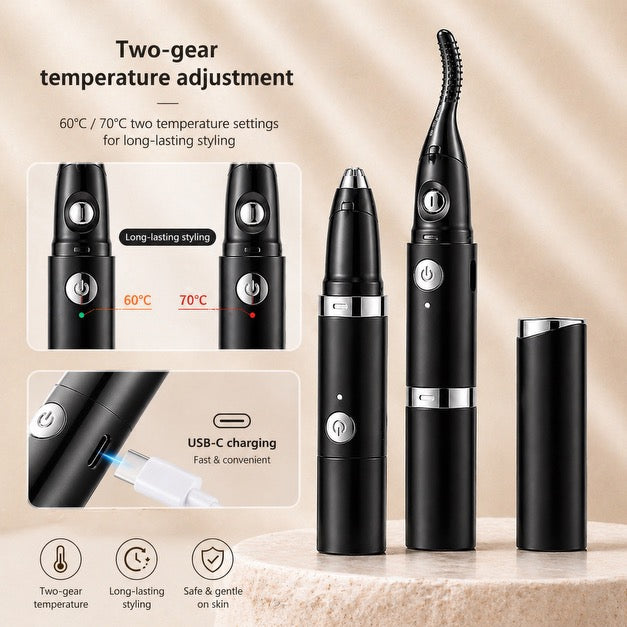 2-in-1 Heated Lash & Brow Trimmer