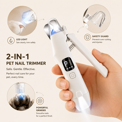 PawEase™ 2-in-1 Grooming Trimmer