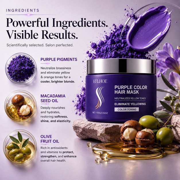 VioletLock™ Anti-Brass Hair Mask
