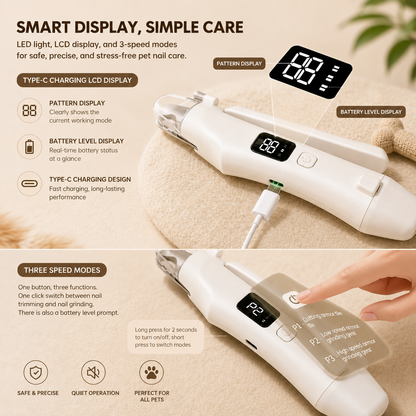 PawEase™ 2-in-1 Grooming Trimmer