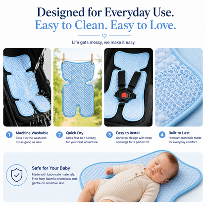 CoolRide™ Baby Stroller Cooling Pad