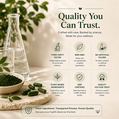 AlgaRise™ Spirulina Chlorella Capsules