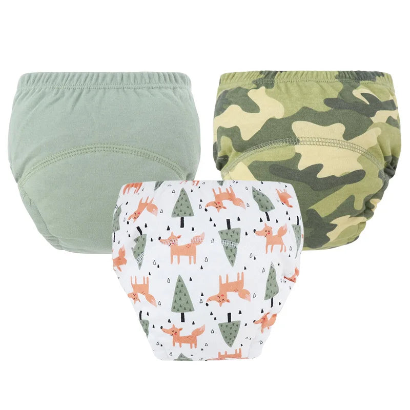 Premium Baby Potty Training Pants – Leak-Resistant, Washable & Ultra-Comfortable Cotton (3 Pack)