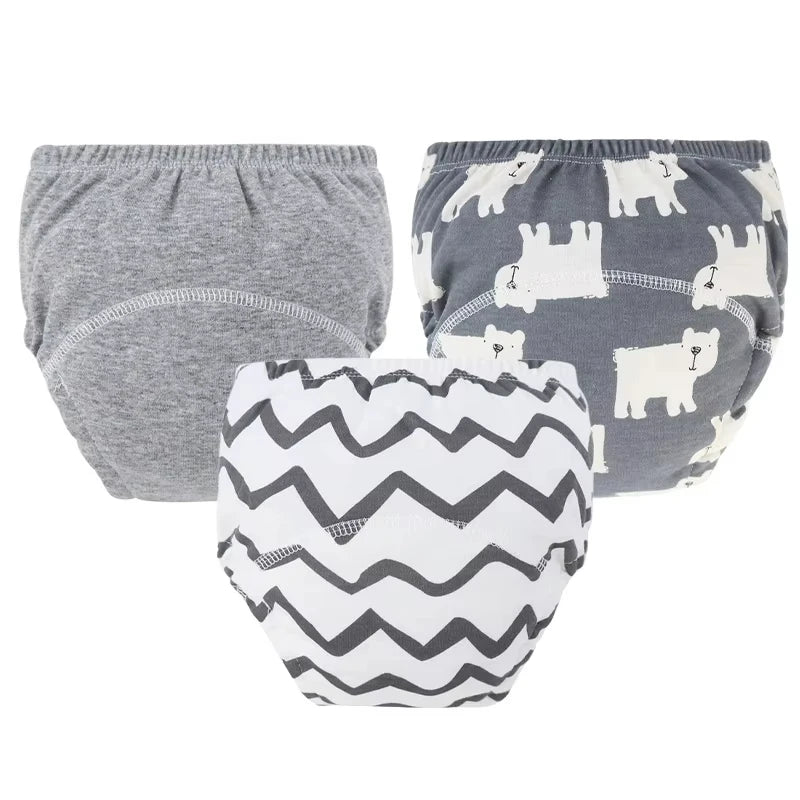 Premium Baby Potty Training Pants – Leak-Resistant, Washable & Ultra-Comfortable Cotton (3 Pack)