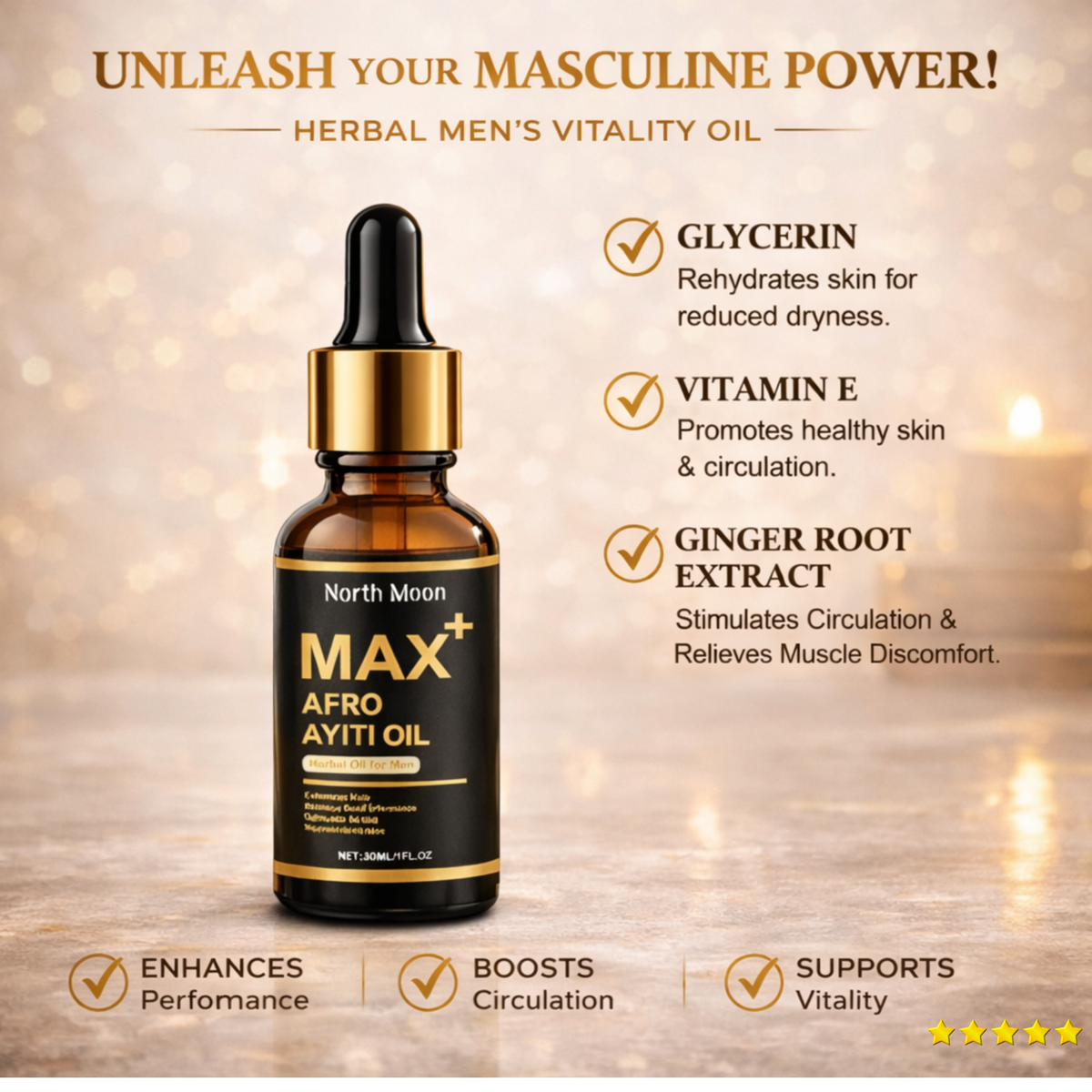 Herbal Men's Vitality Oil