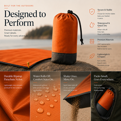 SandFree™ Waterproof Beach Blanket