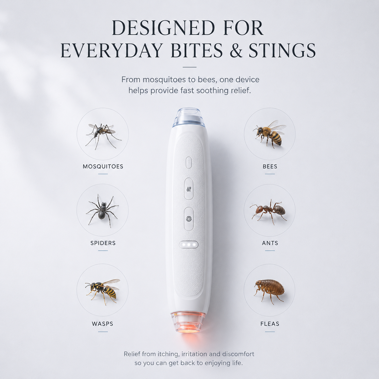 BiteEase™ Dual Drug Free Itch Relief Pen