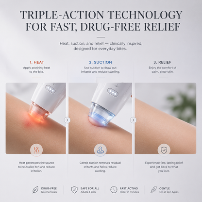 BiteEase™ Dual Drug Free Itch Relief Pen